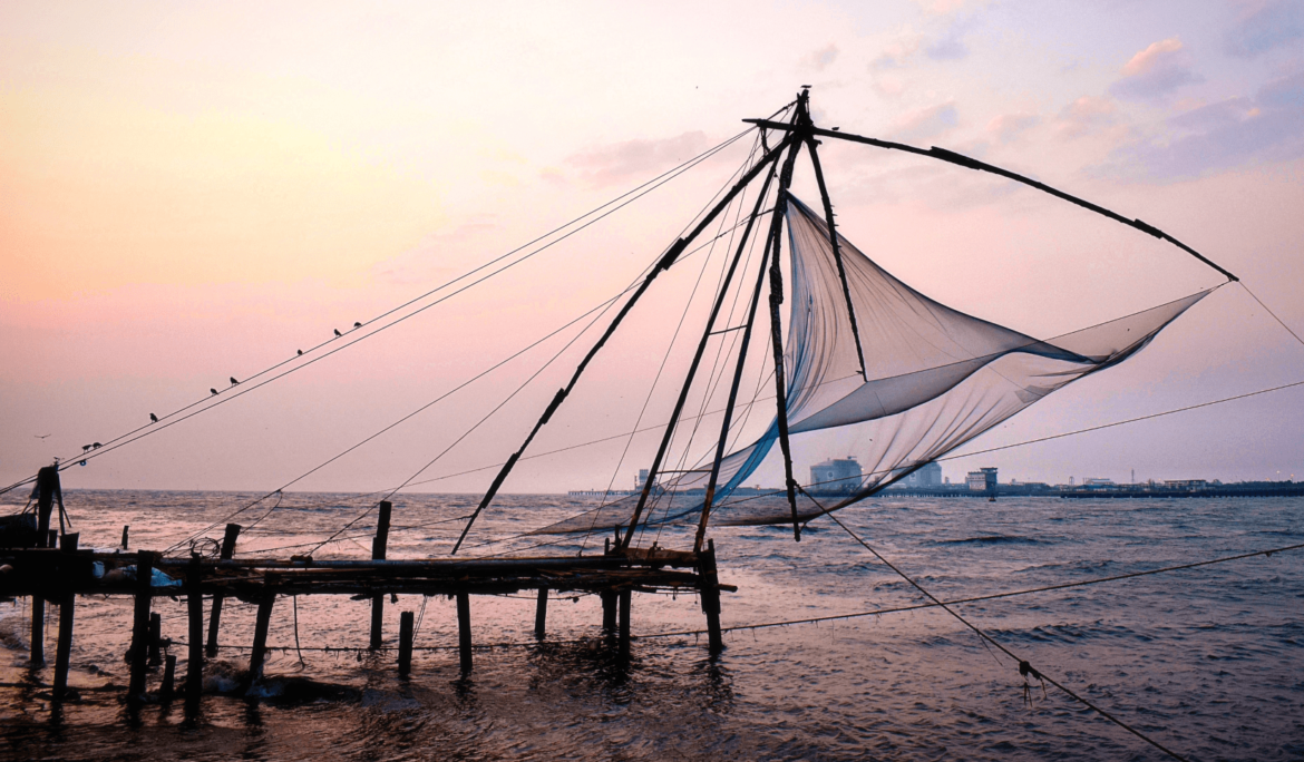 Beautiful Sea Side at Kochi, Kerala